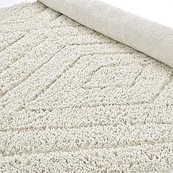 Shaggy koberce - Amberley Natural Cotton Shaggy (špinavě bílá)
