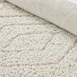 Shaggy koberce - Amberley Natural Cotton Shaggy (špinavě bílá)