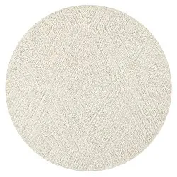 Kulatý koberec - Amberley Natural Cotton Shaggy (špinavě bílá)