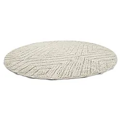 Kulatý koberec - Amberley Natural Cotton Shaggy (špinavě bílá)
