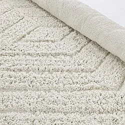 Kulatý koberec - Amberley Natural Cotton Shaggy (špinavě bílá)