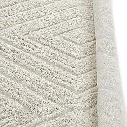 Kulatý koberec - Amberley Natural Cotton Shaggy (špinavě bílá)