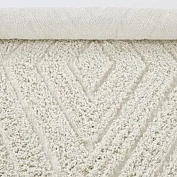Kulatý koberec - Amberley Natural Cotton Shaggy (špinavě bílá)