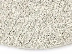 Kulatý koberec - Amberley Natural Cotton Shaggy (špinavě bílá)