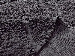 Shaggy koberce - Andrea Natural Cotton Shaggy (černá)