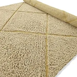 Shaggy koberce - Bellevue Natural Cotton Shaggy (béžová/hnědá)