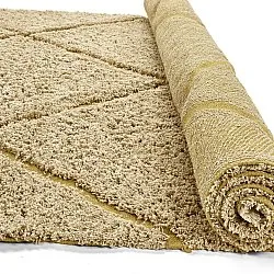 Shaggy koberce - Bellevue Natural Cotton Shaggy (béžová/hnědá)