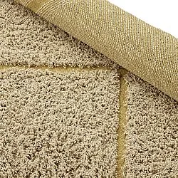 Shaggy koberce - Bellevue Natural Cotton Shaggy (béžová/hnědá)