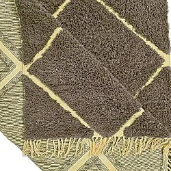 Shaggy koberce - Bellevue Natural Cotton Shaggy (hnědá/žlutá)