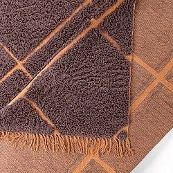 Shaggy koberce - Bellevue Natural Cotton Shaggy (červená/oranžová)