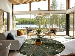 Kulatý koberec - Bellizzi (zelená)