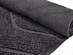 Shaggy koberce - Brynn Natural Cotton Shaggy (černá)