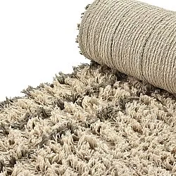 Shaggy koberce - Cataya Natural Cotton Shaggy (béžová/taupe)