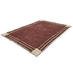 Shaggy koberce - Cataya Natural Cotton Shaggy (hnědá/béžová)