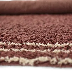 Shaggy koberce - Cataya Natural Cotton Shaggy (hnědá/béžová)