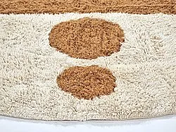 Kulatý koberec - Cervia Natural Cotton Shaggy (béžová)