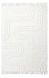 Shaggy koberce - Como Natural Cotton Shaggy (offwhite)