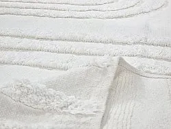 Shaggy koberce - Como Natural Cotton Shaggy (offwhite)