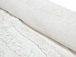 Shaggy koberce - Como Natural Cotton Shaggy (offwhite)