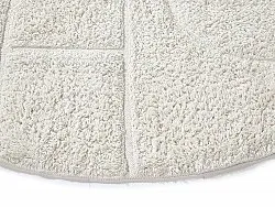 Kulatý koberec - Cremona Natural Cotton Shaggy (offwhite)