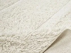 Kulatý koberec - Cremona Natural Cotton Shaggy (offwhite)