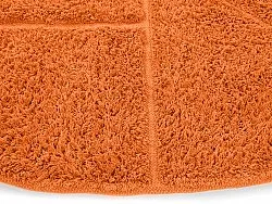Kulatý koberec - Cremona Natural Cotton Shaggy (oranžová)