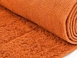 Kulatý koberec - Cremona Natural Cotton Shaggy (oranžová)