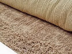 Shaggy koberce - Ebba Natural Cotton Shaggy (hnědý)