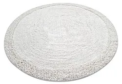 Kulatý koberec - Ebba Natural Cotton Shaggy (offwhite)