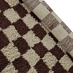 Shaggy koberce - Elsey Natural Cotton Shaggy (béžová/hnědá)