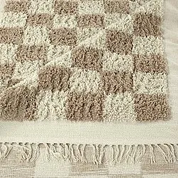 Shaggy koberce - Elsey Natural Cotton Shaggy (smetana/písek)