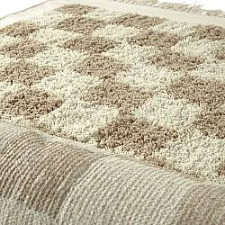 Shaggy koberce - Elsey Natural Cotton Shaggy (smetana/písek)