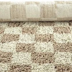 Shaggy koberce - Elsey Natural Cotton Shaggy (smetana/písek)