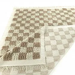 Shaggy koberce - Elsey Natural Cotton Shaggy (smetana/písek)
