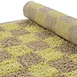 Shaggy koberce - Elsey Natural Cotton Shaggy (žlutá/béžový)