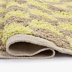 Shaggy koberce - Elsey Natural Cotton Shaggy (žlutá/béžový)