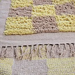 Shaggy koberce - Elsey Natural Cotton Shaggy (žlutá/béžový)