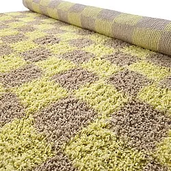 Shaggy koberce - Elsey Natural Cotton Shaggy (žlutá/béžový)