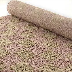 Shaggy koberce - Elsey Natural Cotton Shaggy (růžová/oranžová)
