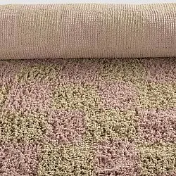 Shaggy koberce - Elsey Natural Cotton Shaggy (růžová/oranžová)