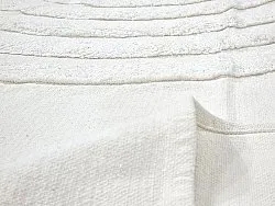 Kulatý koberec - Everly Natural Cotton Shaggy (offwhite)