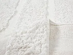 Kulatý koberec - Fallon Natural Cotton Shaggy (offwhite)