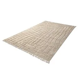 Shaggy koberce - Farley Natural Cotton Shaggy (béžový)