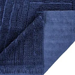 Shaggy koberce - Farley Natural Cotton Shaggy (modrý)