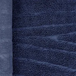 Kulatý koberec - Farley Natural Cotton Shaggy (modrý)