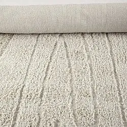 Shaggy koberce - Farley Natural Cotton Shaggy (špinavě bílá)