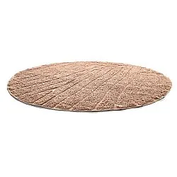 Kulatý koberec - Farley Natural Cotton Shaggy (růžový)