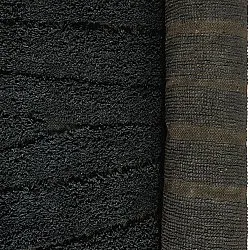 Shaggy koberce - Farley Natural Cotton Shaggy (černý)