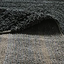 Shaggy koberce - Farley Natural Cotton Shaggy (černý)