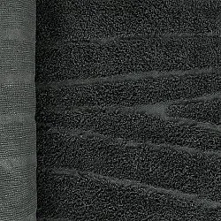 Kulatý koberec - Farley Natural Cotton Shaggy (černý)